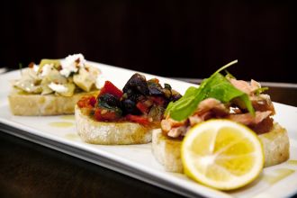 Trio of bruschetta